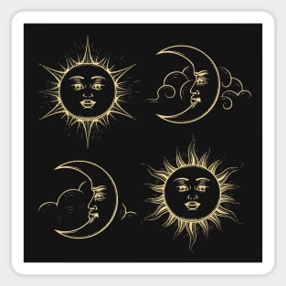 Sun And Moon Sticker